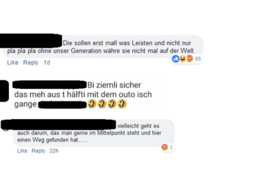 Kommentare Klimastreiks