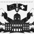 Illustration Bundeshaus Frontex Abstimmung Schweiz